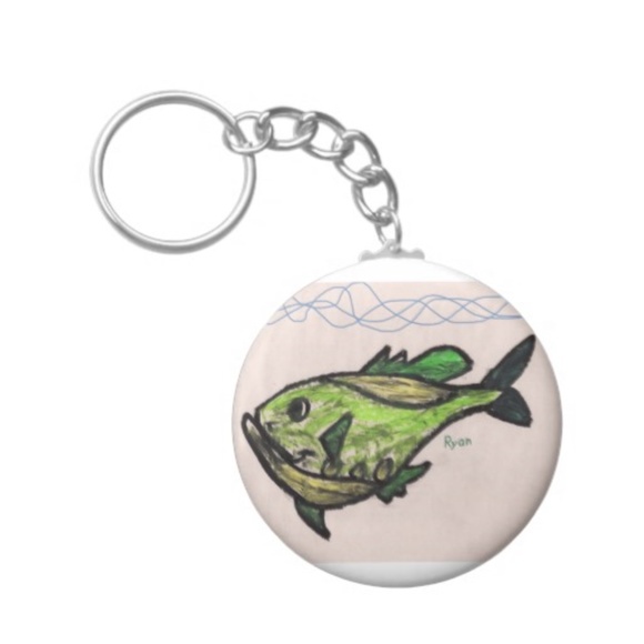 Button Keychains - Art by Child on Autism Spectrum - Picture 4 of 7